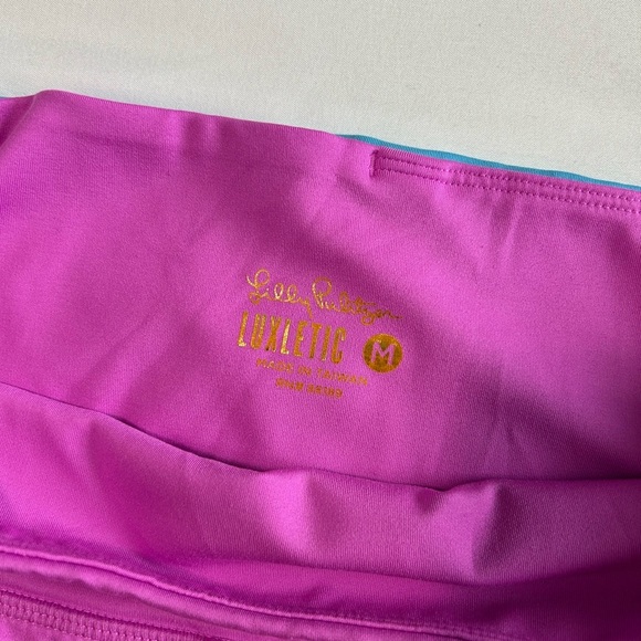 Lilly Pulitzer Striped Amethyst Weekender Luxletic Leggings - Picture 2 of 7